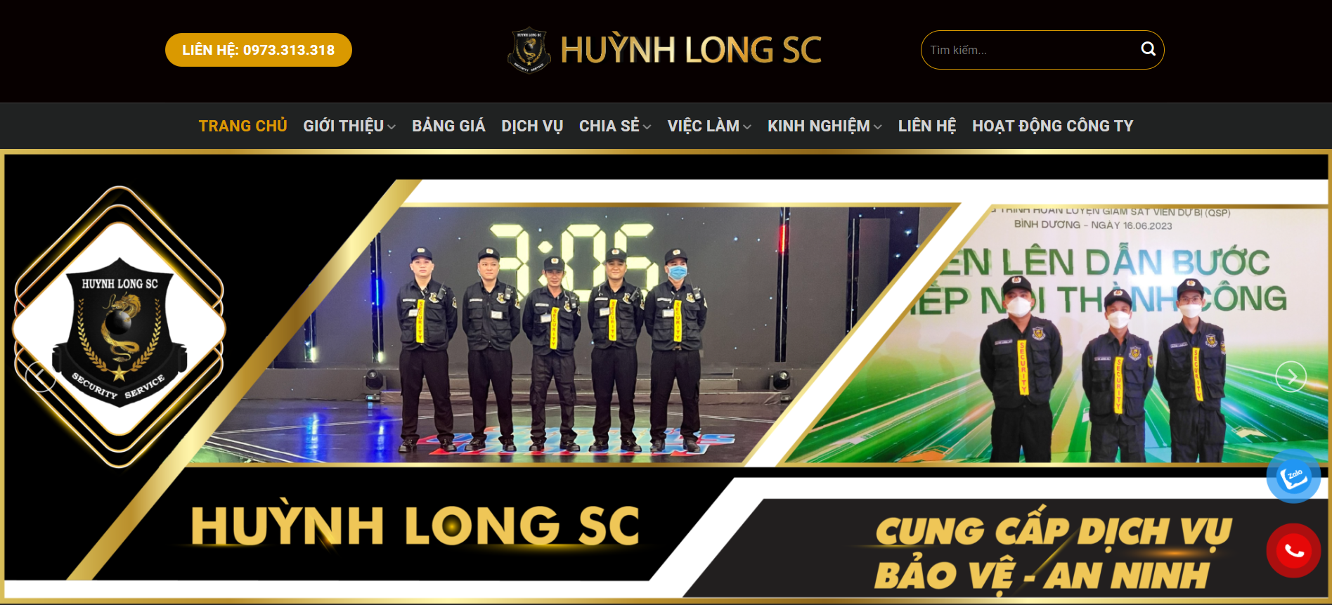 dịch vụ bảo vệ huỳnh long sc